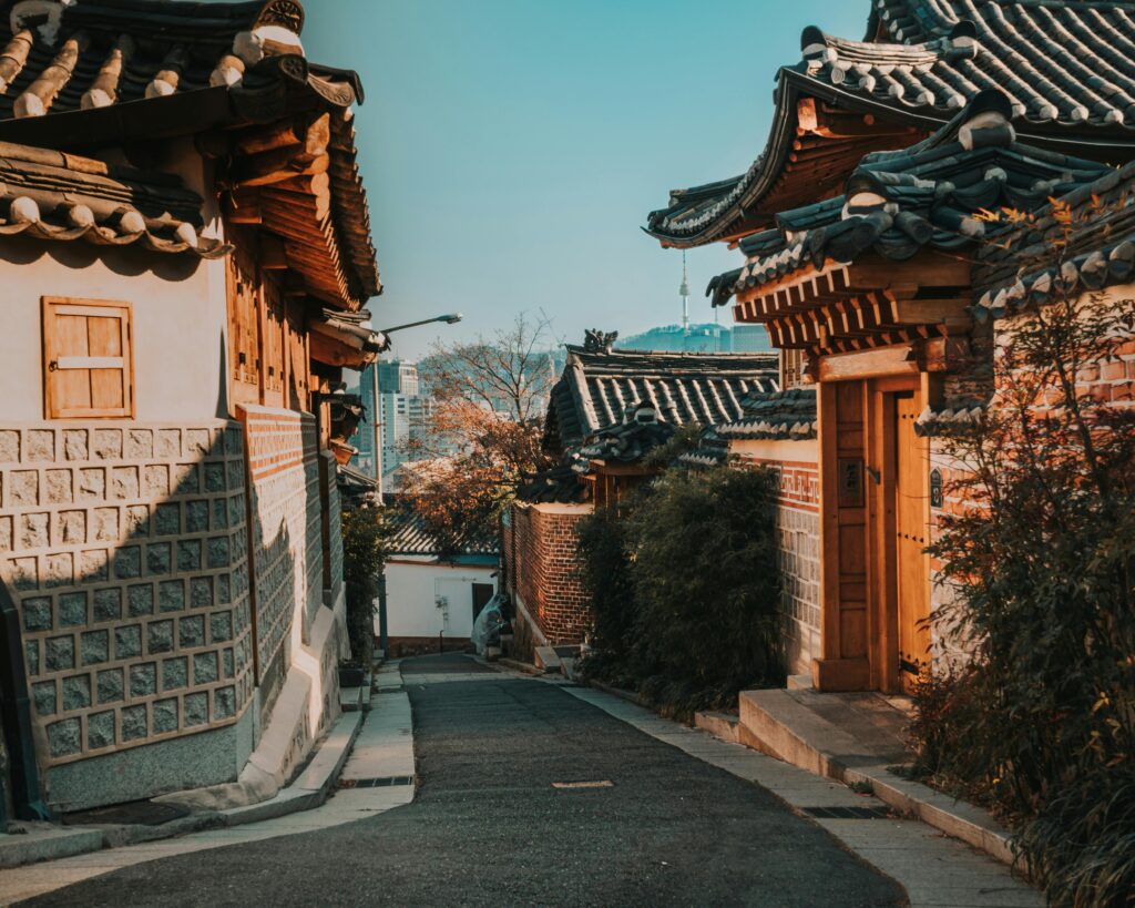 Explore Bukchon Hanok Village, a historic area in Seoul featuring traditional Korean architecture.